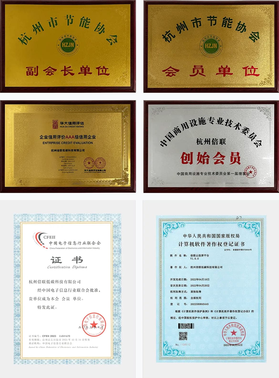 荣誉资质
